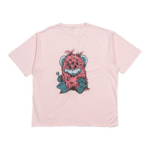 슈가러쉬 오버핏 티셔츠(핑크)